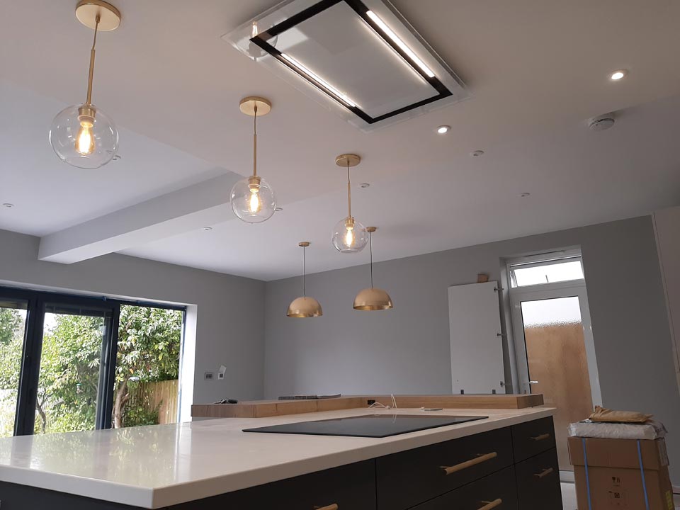 Kitchen Extension Electrics by Probyn Electrical Ltd Bournemouth Poole Christchurch Dorset