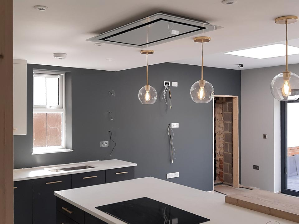 Kitchen Extension Electrics by Probyn Electrical Ltd Bournemouth Poole Christchurch Dorset