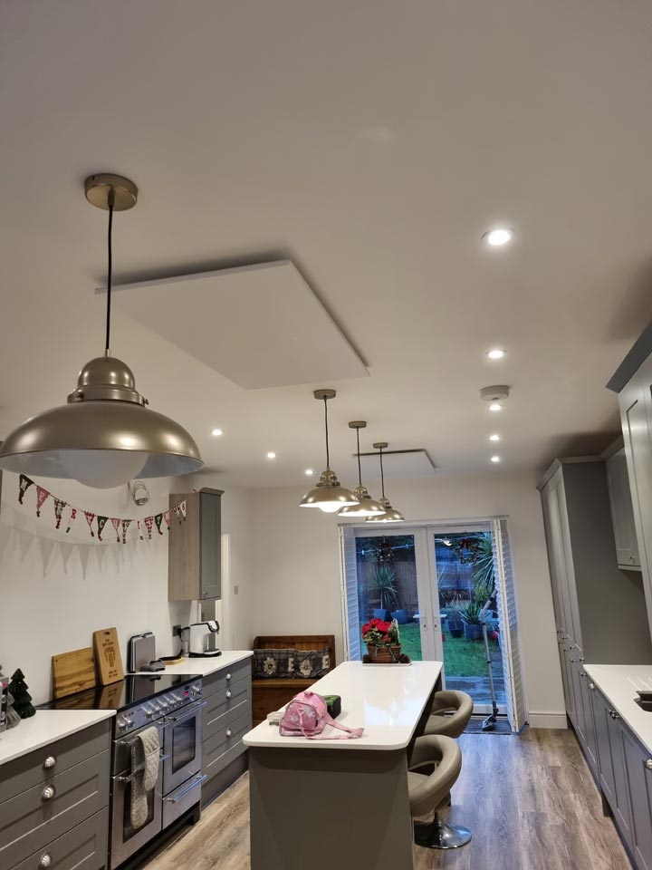 New Kitchen/Dining Area Lighting installed by Probyn Electrical Ltd Bournemouth Poole Christchurch Dorset
