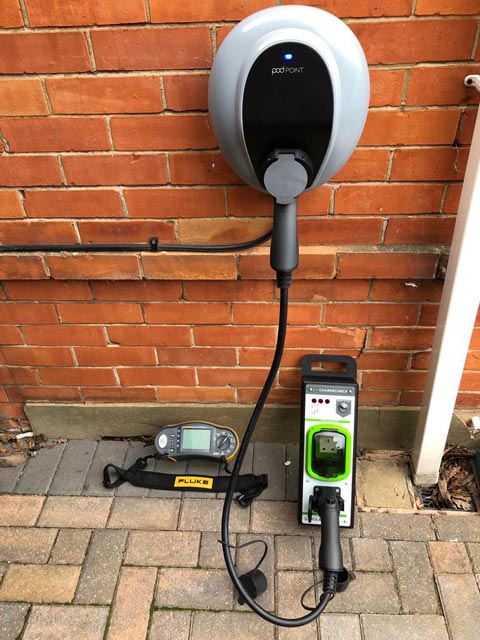 Electric Vehicle Charging Electrician Services Bournemouth Poole Christchurch by Probyn Electrical Ltd